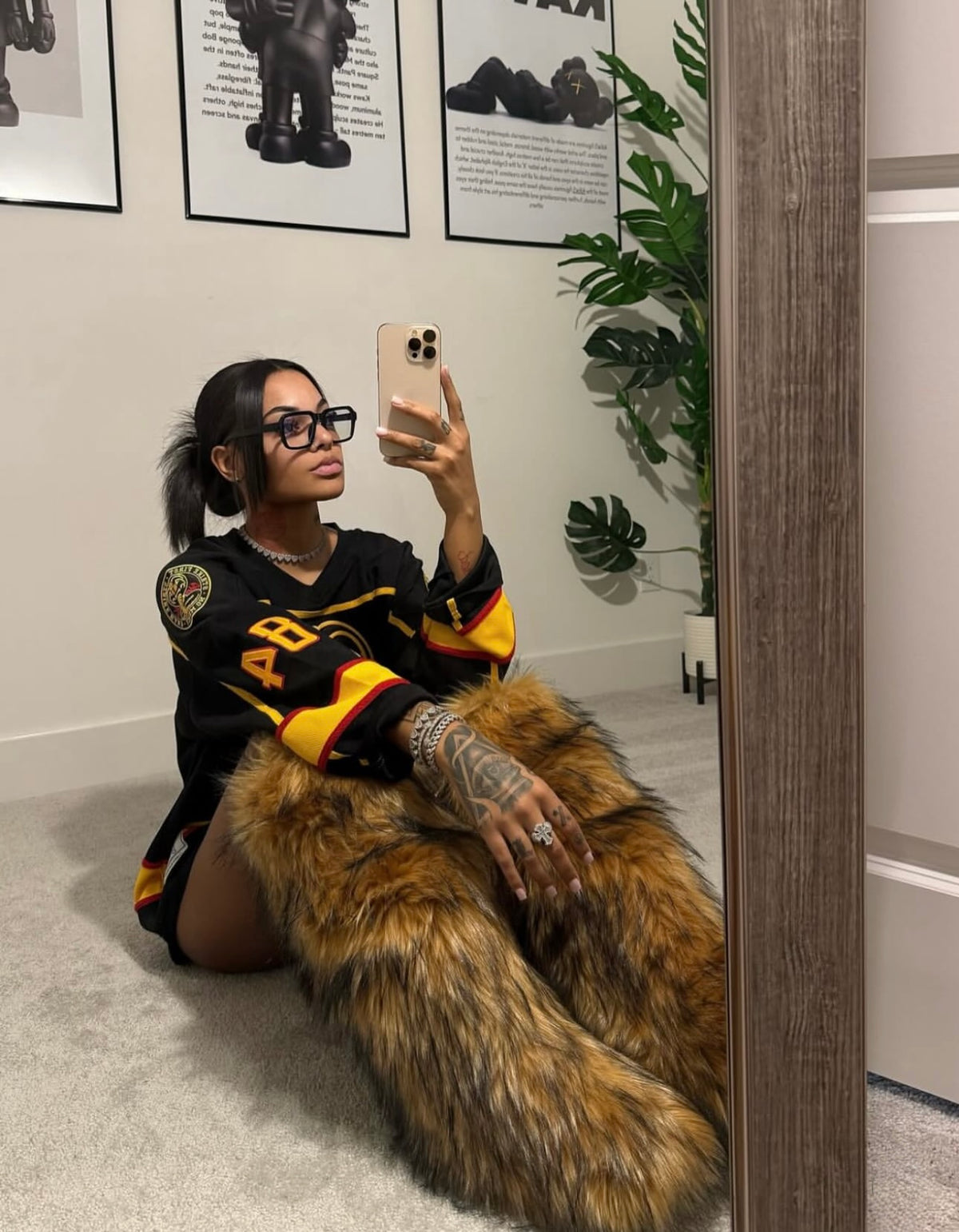 Thigh High “Manchester Fur Boots”