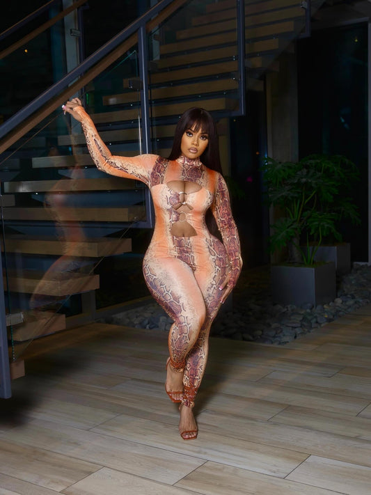 Snake Skin Jumpsuit