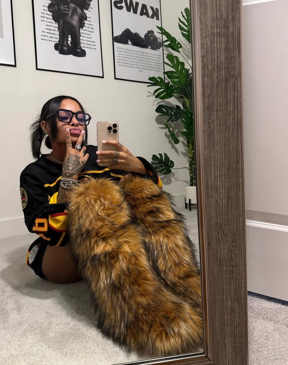 Thigh High “Manchester Fur Boots”
